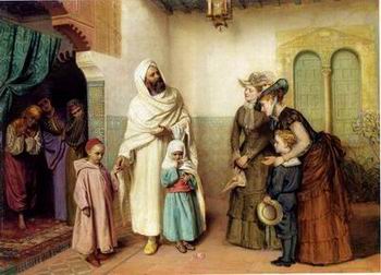 Arab or Arabic people and life. Orientalism oil paintings 22